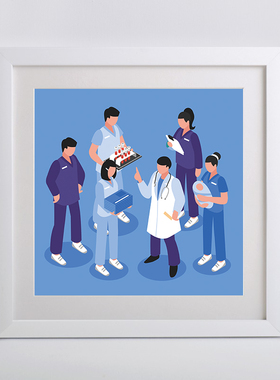 医院诊所物理装饰画挂画