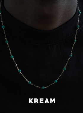 kream原创14k包金金项链女男ins