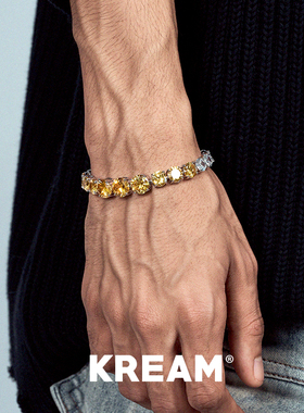 KREAM锆石大小渐变网球手链