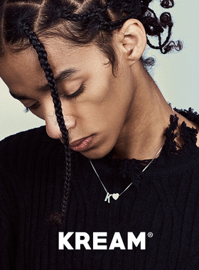 KREAM镀金字母项链锁骨链
