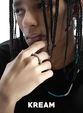 KREAM满钻荆棘戒指男女