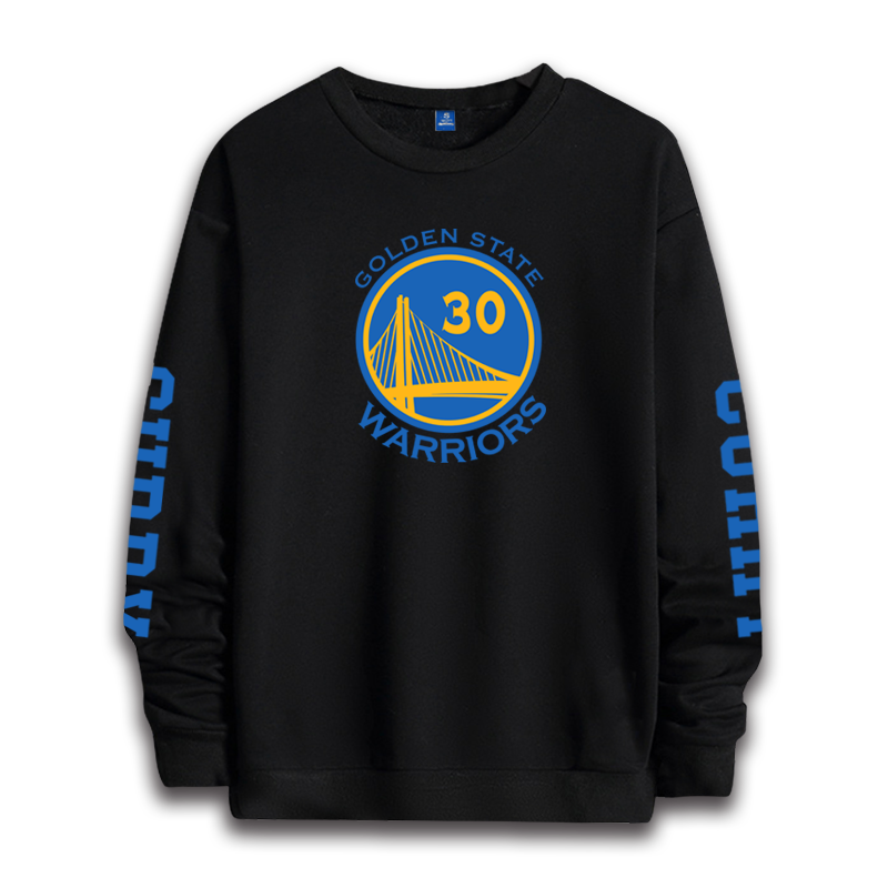 勇士库里可定制秋冬训练宽松卫衣 兴川卫衣