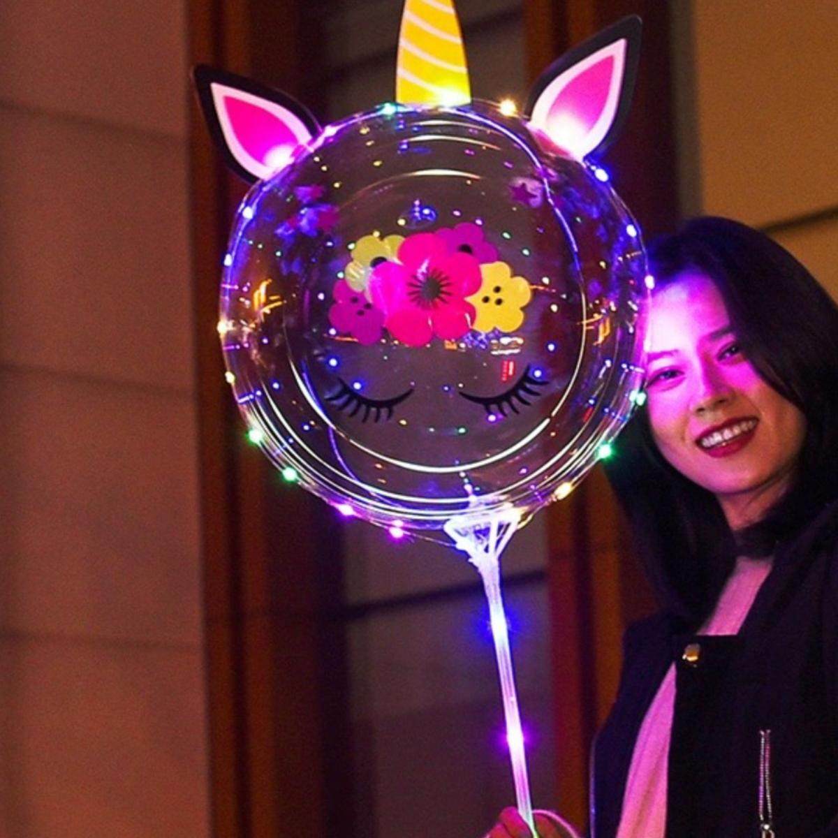 网红波波球透明儿童卡通贴纸地推发光气球带灯火爆款夜光摆摊街卖,淘宝优惠券,粉丝福利购,淘宝优惠卷