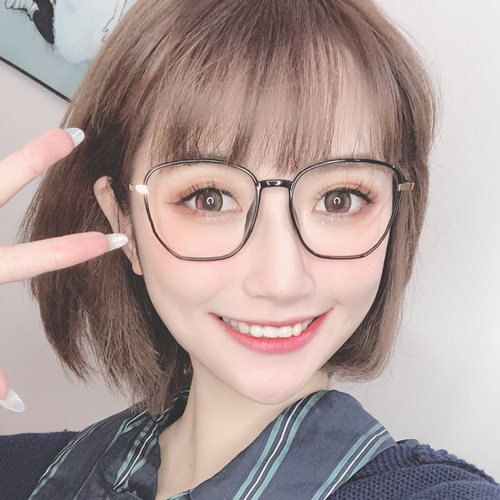 近视眼镜护目防蓝光复古防辐射素颜网红款女潮男眼镜框TR90眼镜架 - 图3