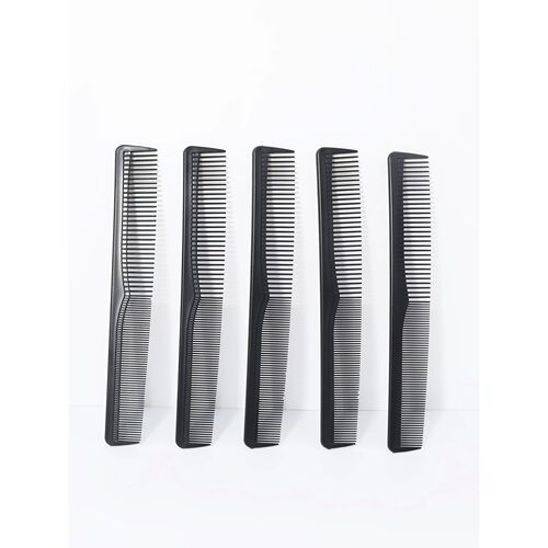 5pcs carbon fiber cutting comb, anti-static and heat-resista - 图1