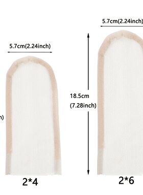 3pcs Dark Brown/ Transparent  Ventilating Hair Net For Makin