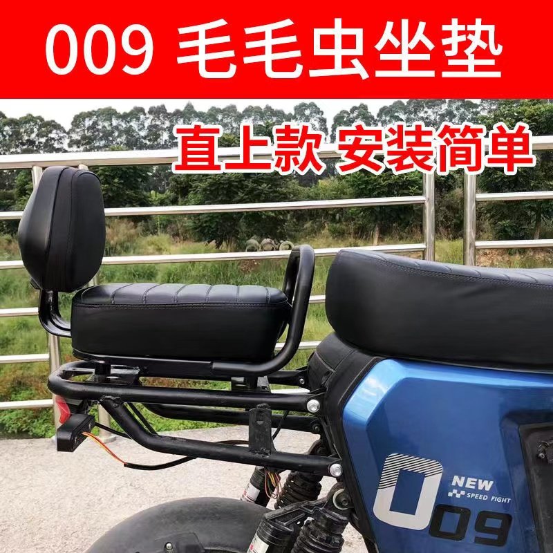 009深远GT1电动车后坐垫毛毛虫靠背四季星后座垫舒适扶手加宽加厚,淘宝优惠券,粉丝福利购,淘宝优惠卷