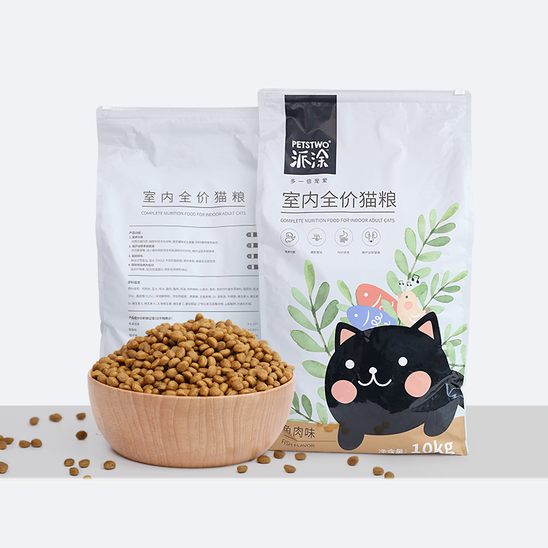 派涂Petstwo成猫幼猫猫粮10kg 室内粮去毛球<a href=