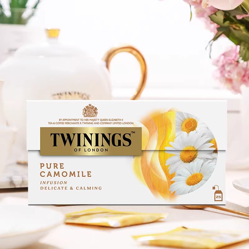 【会员专属购】Twinings川宁香宁洋甘菊花草茶包袋泡茶洋甘菊茶