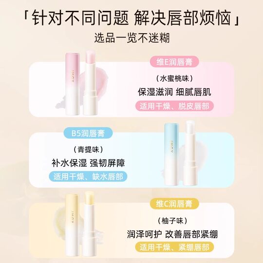 Vitamin lip balm to prevent dryness