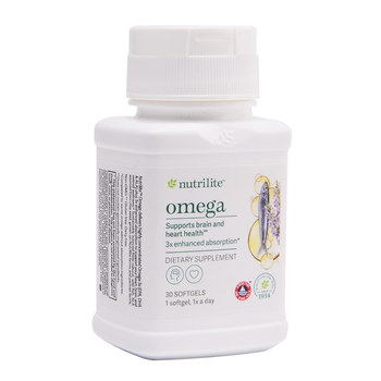 Amway Nutrilite Healthy Balanced Fish Oil Nutrilite Deep Sea Fish Oil ຜະລິດຕະພັນອາຫານເສີມນຳເຂົ້າຈາກອາເມລິກາ