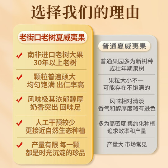 老街口量贩夏威夷果500g奶油味坚果休闲零食新货干果孕妇健康果仁