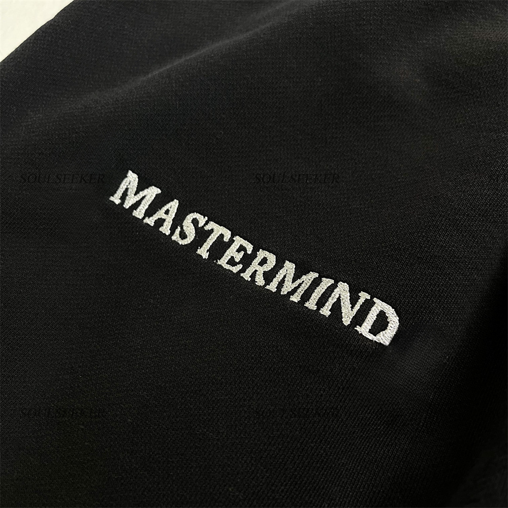 Mastermind新款刺绣字母骷髅头潮男五分裤MMJ纯棉运动休闲短裤 - 图0