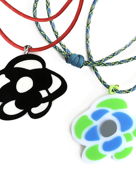 绿场小众设计山茶长项链