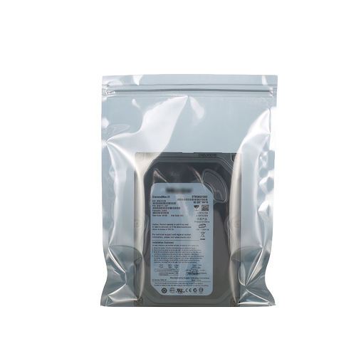 防静电袋15x20cm自封口静电袋3.5寸硬盘拉链骨袋透明屏蔽袋塑封袋 - 图0