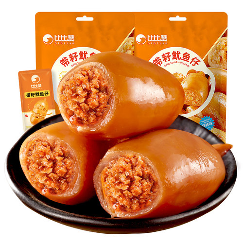 比比赞带籽鱿鱼仔即食下酒菜海鲜海味墨鱼仔零食小吃休闲食品散装 - 图3