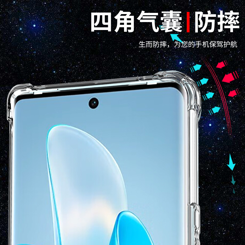 vivos17手机壳透明VIVO S17PRO保护套S17E新款s17t硅胶外壳S17气囊防摔全包边软壳男女款个性创意网红潮简约-图2