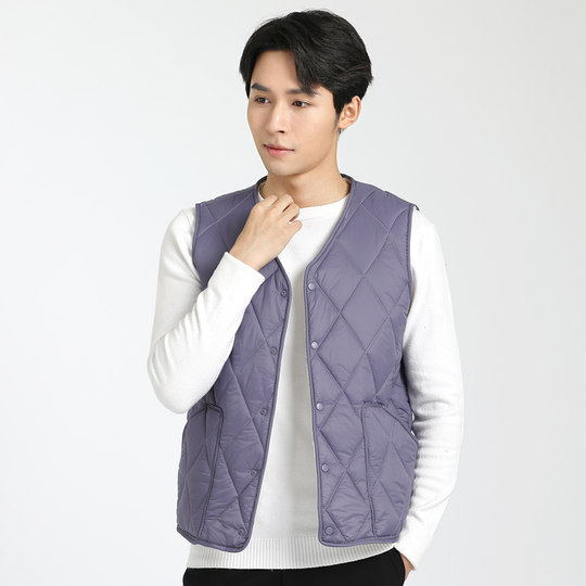 Winter thermal liner down cotton vest vest men