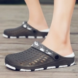 Модные тапочки в стиле Crocs на платформе, пляжные ультрамягкие дышащие мюли, увеличивают рост на 2022 см, мягкая подошва, подходят для носки на улице