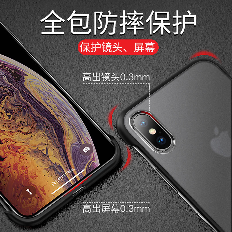 酷薄玩适用于苹果13手机壳iphone11Pro max无边框12手机套超薄xs磨砂xr保护套plus硅胶12pro max透明潮牌mini - 图2