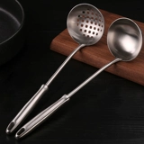 Sanli Steel увеличила самоконтроль 304 Homefle Steel Homefity Kitchen Filter Omemelonal Spoon Spoon Утолщенная ложка