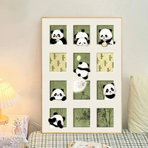 National Treasure Panda Nine Palace Gediy Digital Oil Painting Hand Painted Oil Color Painted propylene Fill Heal Decompression Decorative Painting