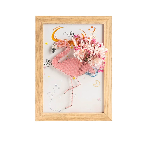 Ведущий классический рисунок для ногтей розовый огненные птицы ручной работы ручной работы ручной