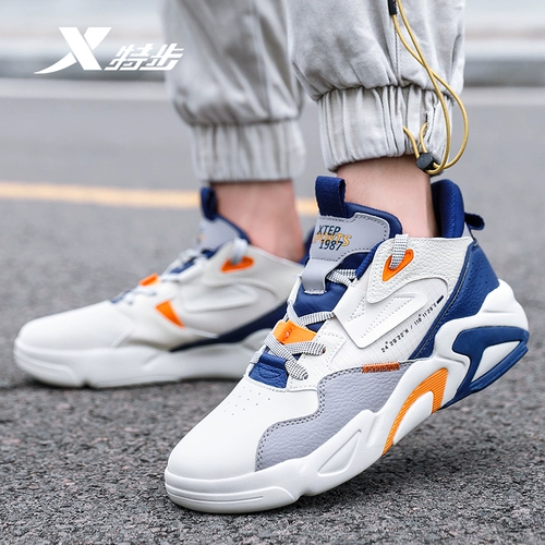 Xtep, высокие демисезонные кроссовки, утепленная спортивная обувь