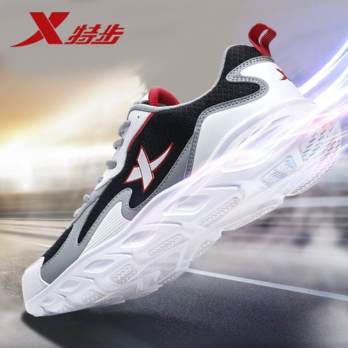 Xtep, дышащая мужская спортивная обувь, мягкая подошва, подходит для подростков