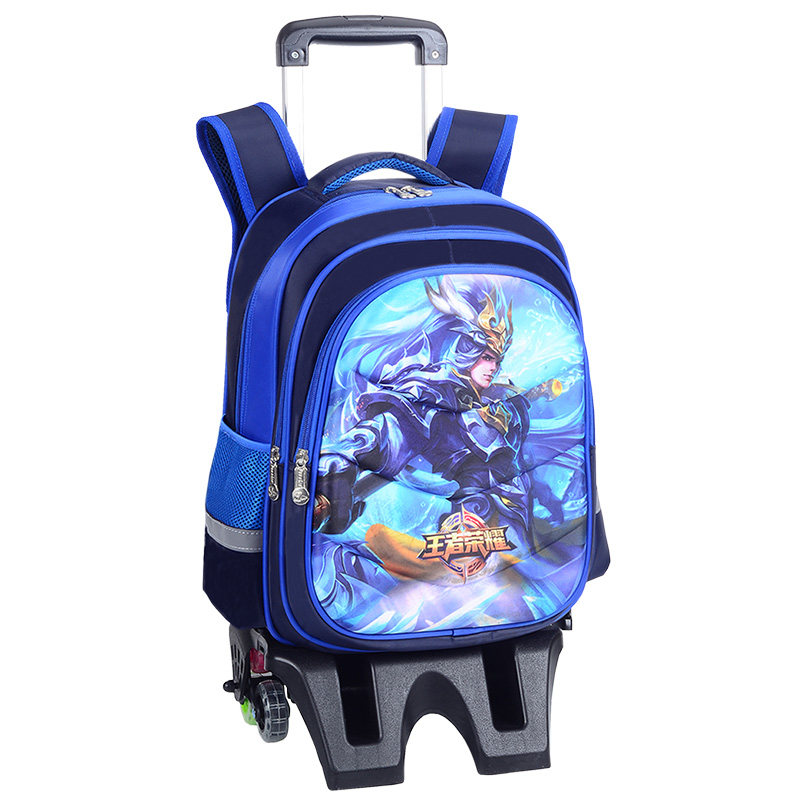 拉杆男孩8-12岁可背可拉两用书包 迪恩伯瑞双肩背包