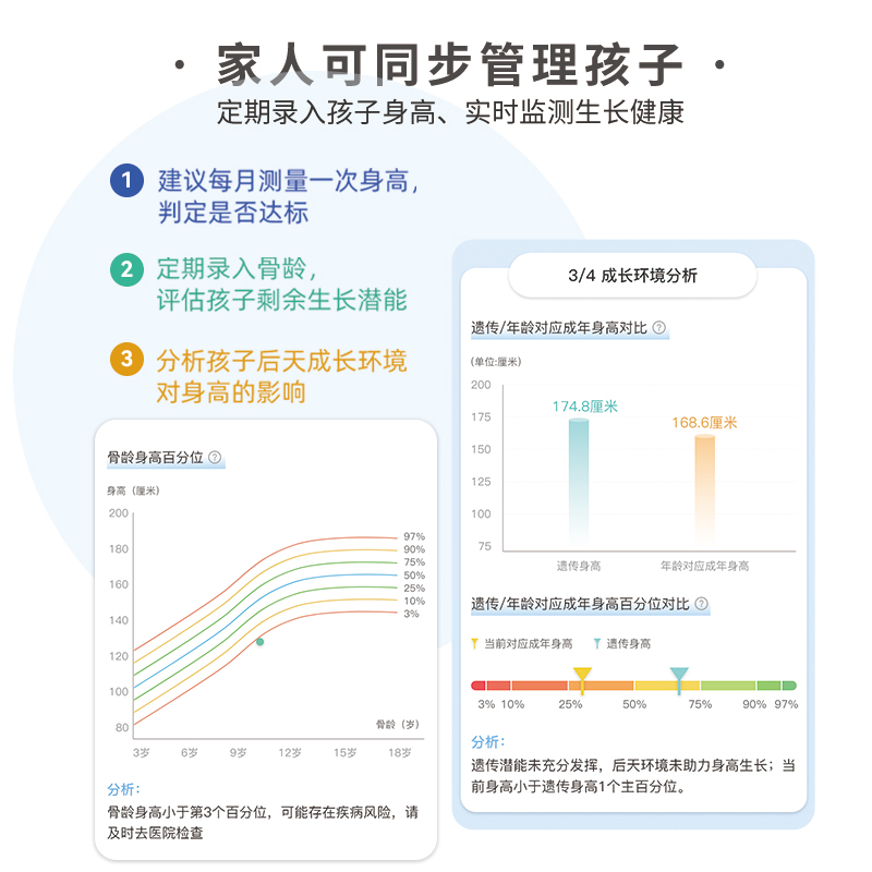 凡菲儿童身高墙贴3d立体宝宝量身高贴神器可移除记录卡通测量仪尺 - 图3