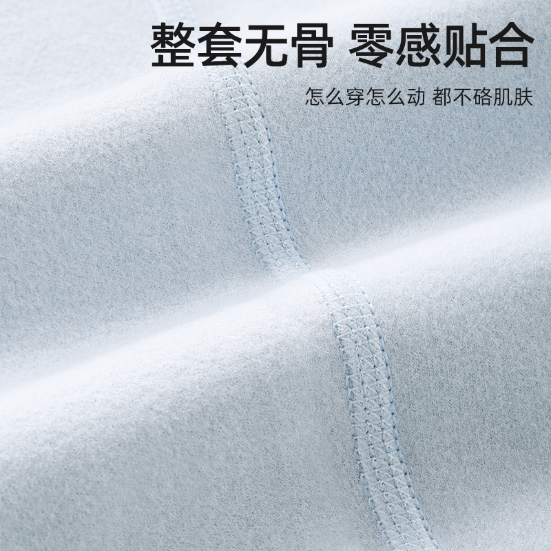 贝肽斯儿童保暖内衣宝宝秋衣套装德绒男女童睡衣保温儿童秋衣秋裤 - 图2