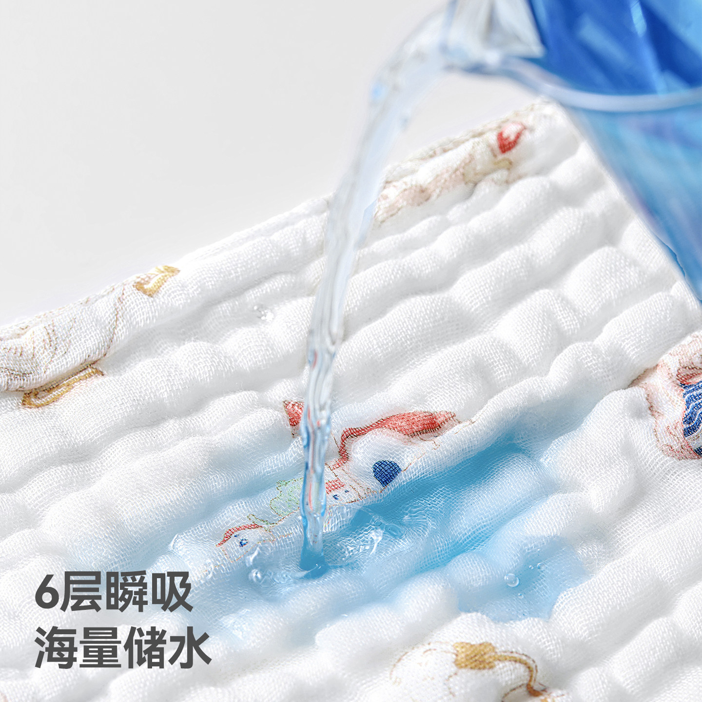 贝肽斯小方巾新生婴儿纱布毛巾宝宝口水巾纯棉洗脸巾儿童拍嗝巾