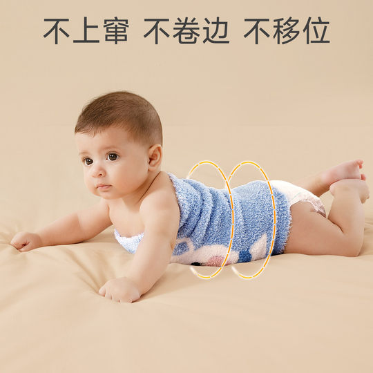 贝肽斯护肚围婴儿秋冬护肚防着凉神器加绒加厚宝宝新生儿护脐带