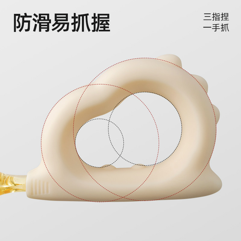 贝肽斯辅食勺婴儿勺子宝宝学吃饭训练弯弯勺子自主进食儿童餐具勺,淘宝优惠券,粉丝福利购,淘宝优惠卷