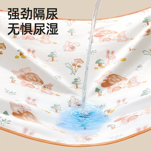 贝肽斯 Защитная водонепроницаемая хлопковая дышащая простыня для новорожденных для младенца, физиологичный матрас, можно стирать