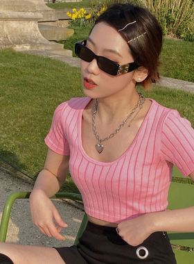 复古欧美ins风小脸辣妹方形墨镜