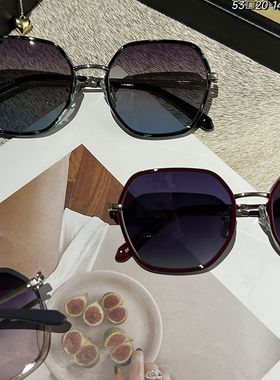 渐变色时尚墨镜女高级感大脸显瘦夏季防晒防紫外线2025新款太阳镜