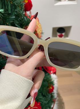 复古欧美风方框墨镜女款2024新款