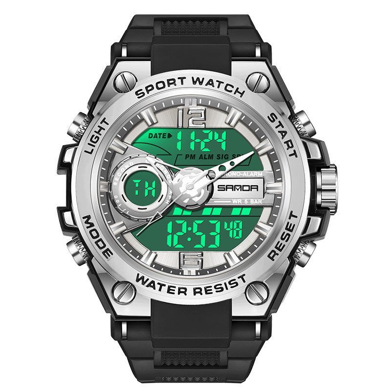 青少年多功能初高中学生户外电子表 三达手表国产腕表