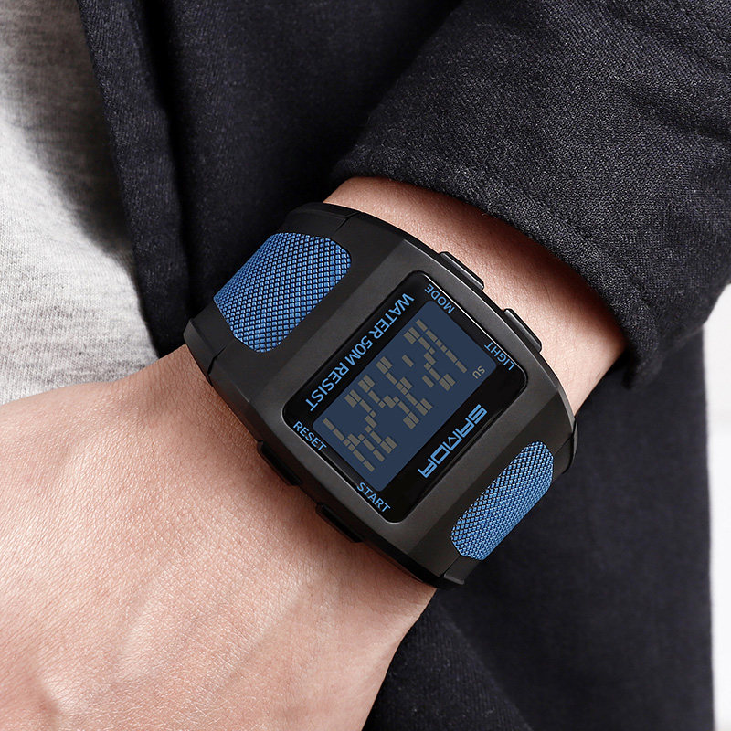 欧美风手表男士方形时尚 三达手表国产腕表