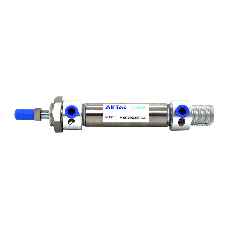 亚德客原装迷你型气缸MAC20/MA25X*25X50/75/100/125/150SCA/U/CM - 图1