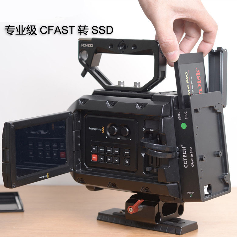 希铁ZITAY   CFast2.0转SSD 转换器 适用BMPCC 4K/6K摄像机存储 - 图0