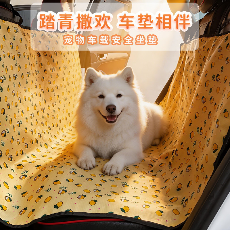 Pet rear car mat, dog outing mat