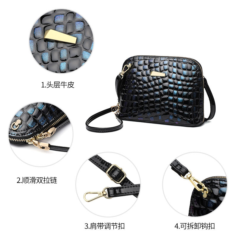 2020新款百搭真皮大容量夏季斜挎包 七黛蒂兰雅女士包袋