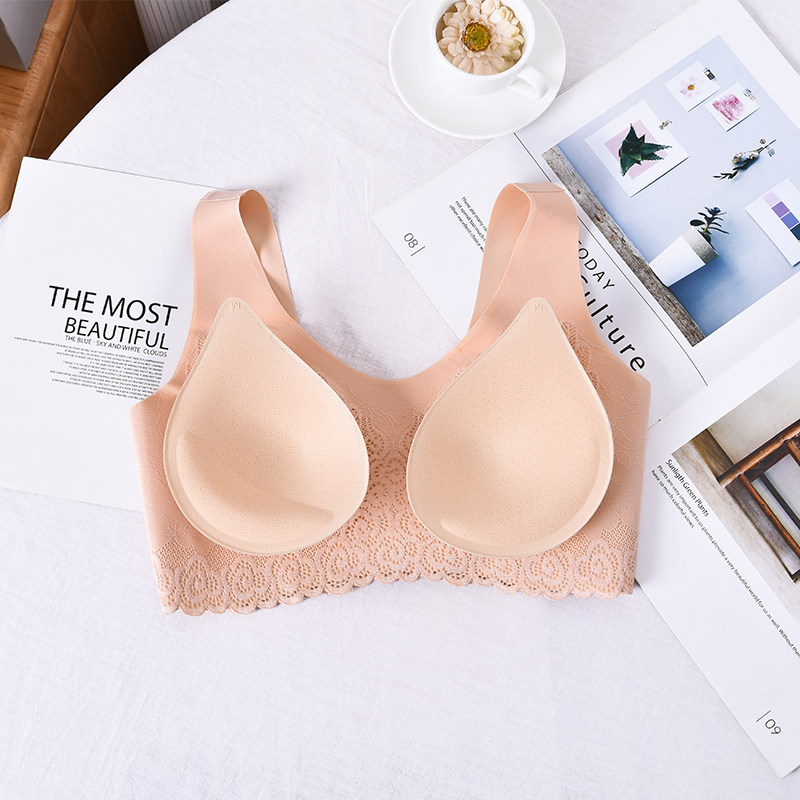乳胶睡眠内衣少女无钢圈蕾丝小文胸 雅沁内衣文胸