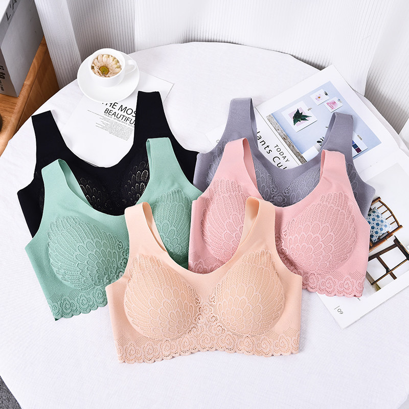 乳胶睡眠内衣少女无钢圈蕾丝小文胸 雅沁内衣文胸