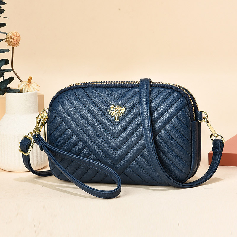 妈妈手拿零钱包2022新款长款斜挎包 淡然箱包女士包袋