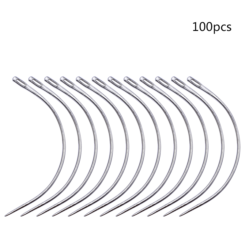 皮革缝纫直发针弯针DIY手工书装帧装订工具皮艺手缝弧形修补沙发-图3