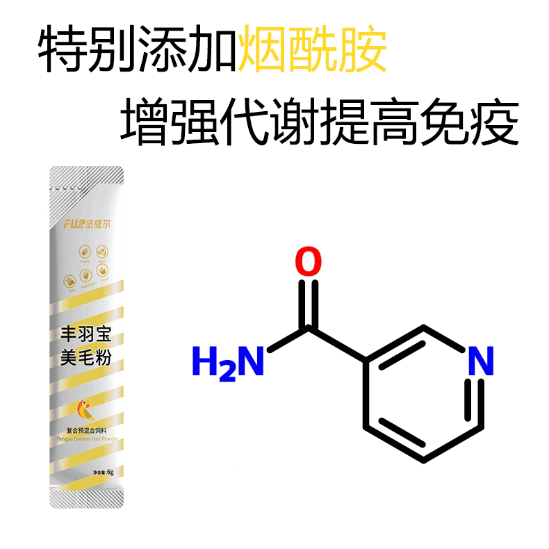 法威尔丰羽素鹦鹉药防脱毛羽毛生长缓慢羽质差修复改善换毛期用品-图2